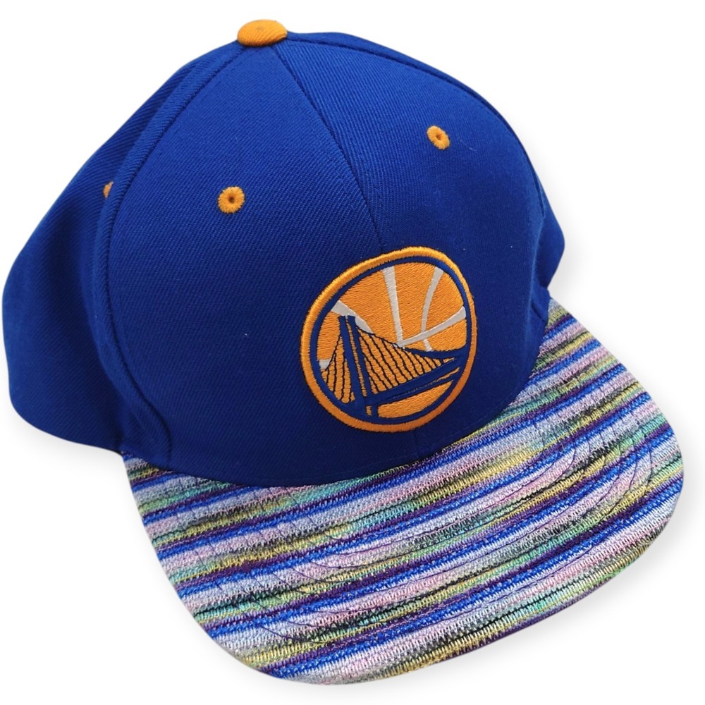 Mitchell & Ness Golden State Warriors Snapback Hat NBA Aztec Southwestern Brim